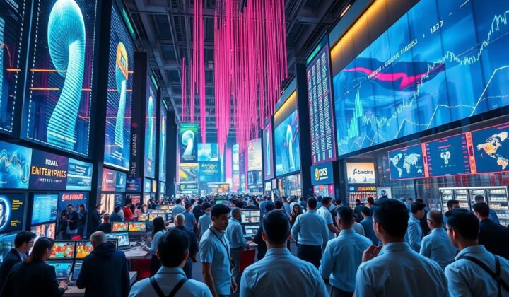 Traz números e movimentos chave do mercado brasileiro